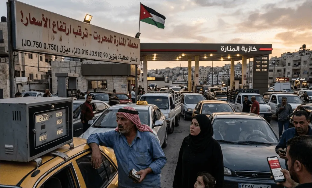 الأردنيون يترقبون رفعا جديدا للمحروقات وسط قلق شعبي