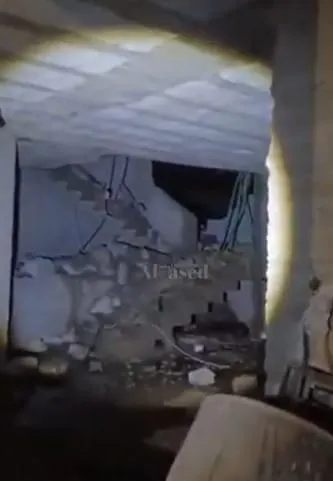 فيديو يظهر آثار الدمار بمواقع ميليشيات ⁧‫حكمت الهجري بعد استهدافها من الجيش الأردني