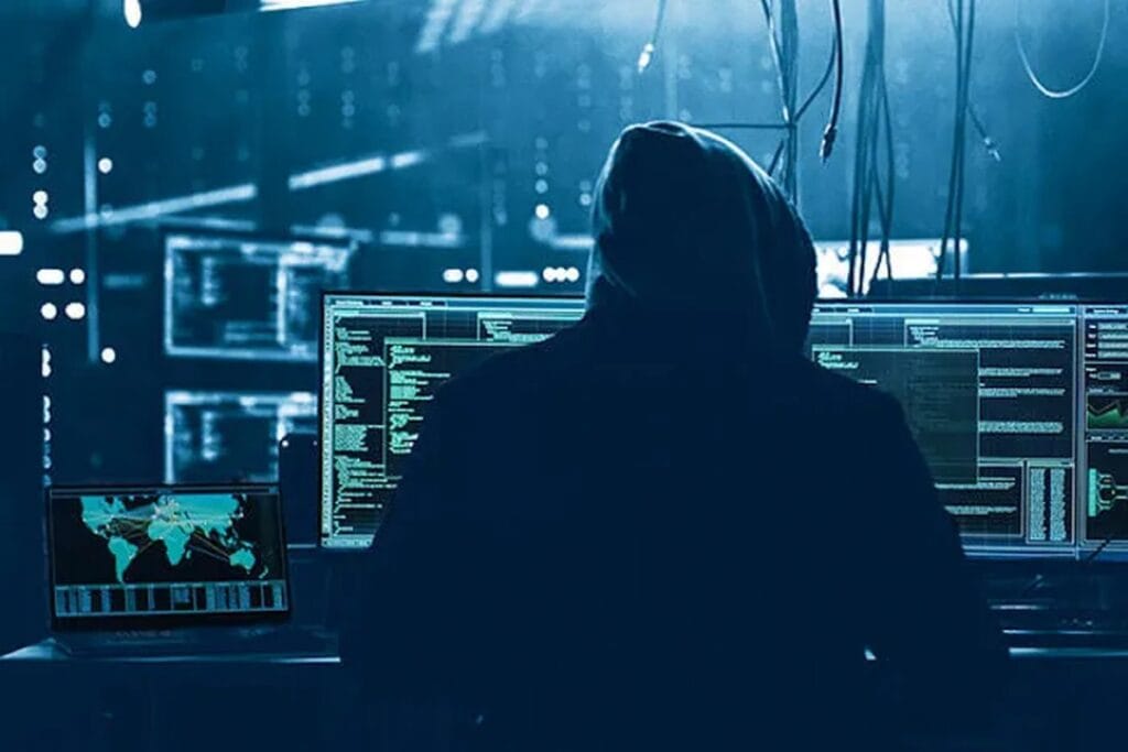 صورة تعبيرية لشخص يستخدم أنظمة الذكاء الاصطناعي