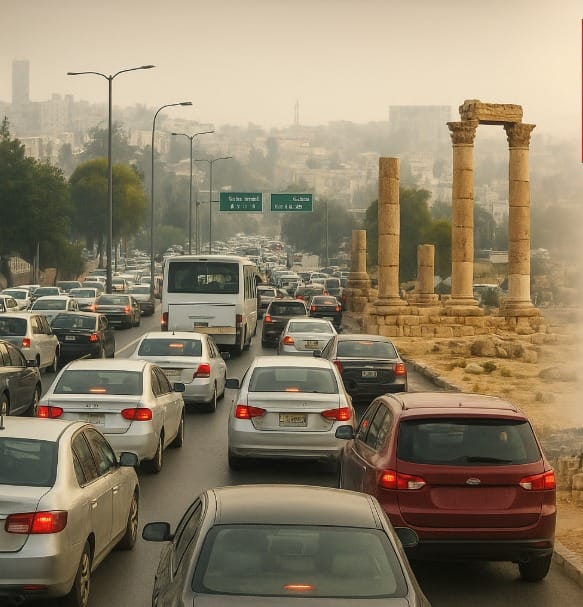 الشوارع لم تعد تُحتمل.. الازدحامات تخنق عمّان وغضب بين السائقين