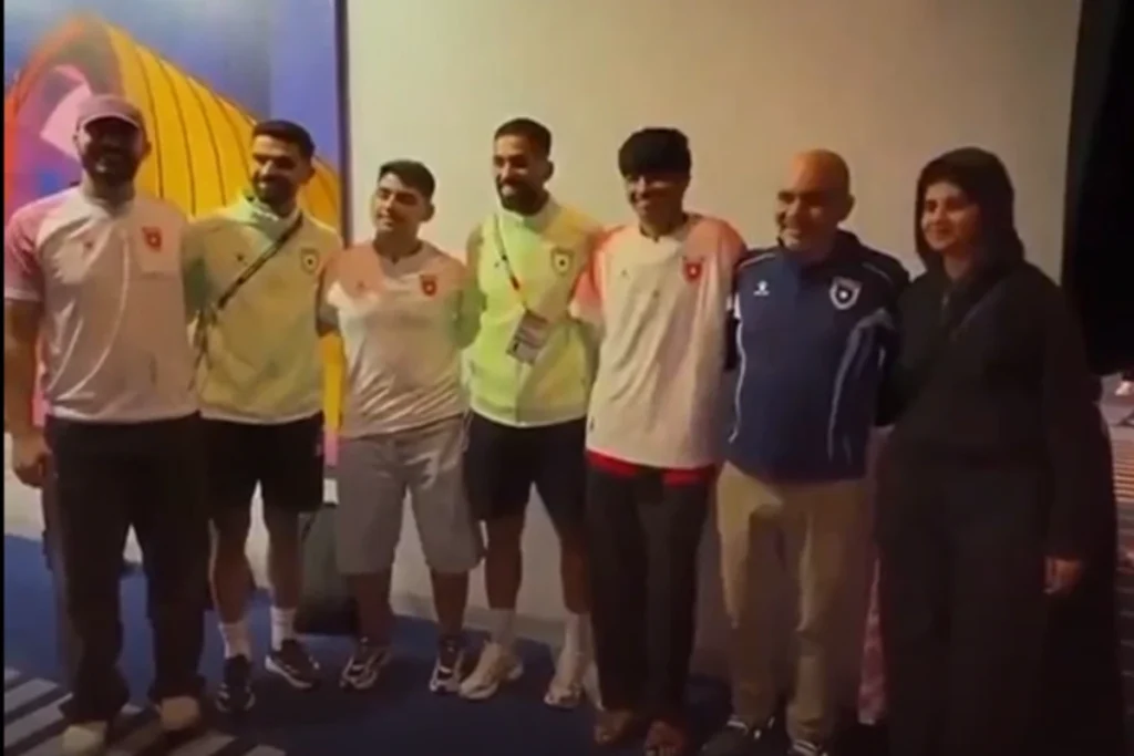 النشامى يزورون أطفال غزة المصابين.. لقاء يجمع أبطال الملعب بأبطال الصمود