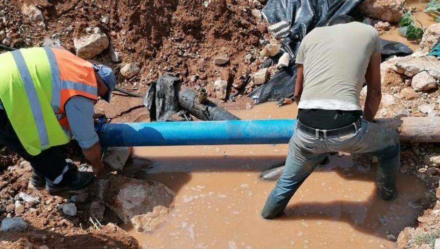 ضربة جديدة لسارقي المياه في السلط.. هذا ما كشفته فرق التفتيش