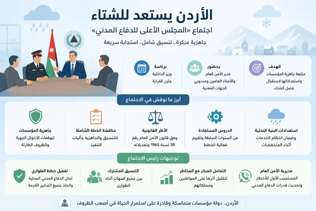 استعدادات استثنائية للشتاء.. تحرك حكومي لمواجهة الظروف الجوية