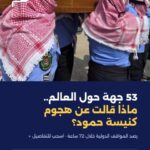 53 جهة دولية ودينية تدين هجوم كنيسة حمود خلال 72 ساعة.. والعرب في الصف الأول